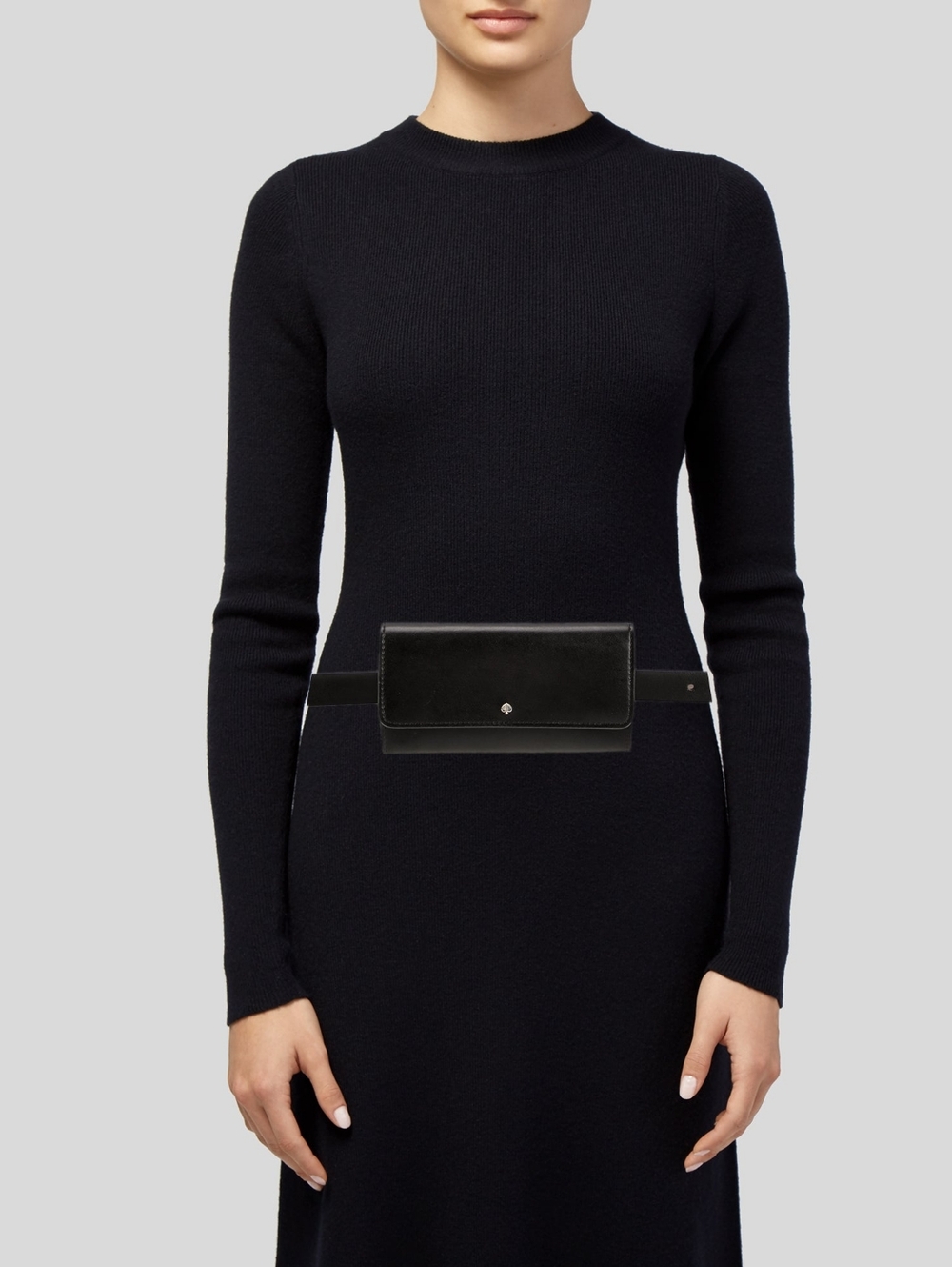 Kate Spade Black Leather Belt Bag